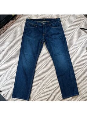 Hudson Byron Straight Jeans Dark Wash 38x31